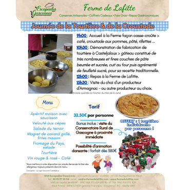 Journée de la Tourtière &amp; de la Croustade